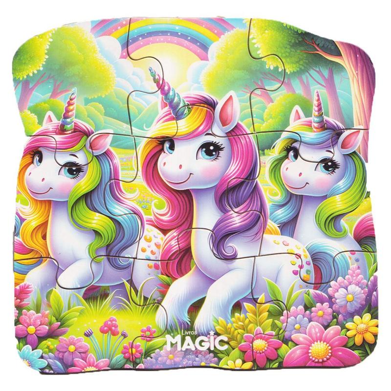 Kit Maleta Divertida Princesas Unicórnios Contos Clássicos 18